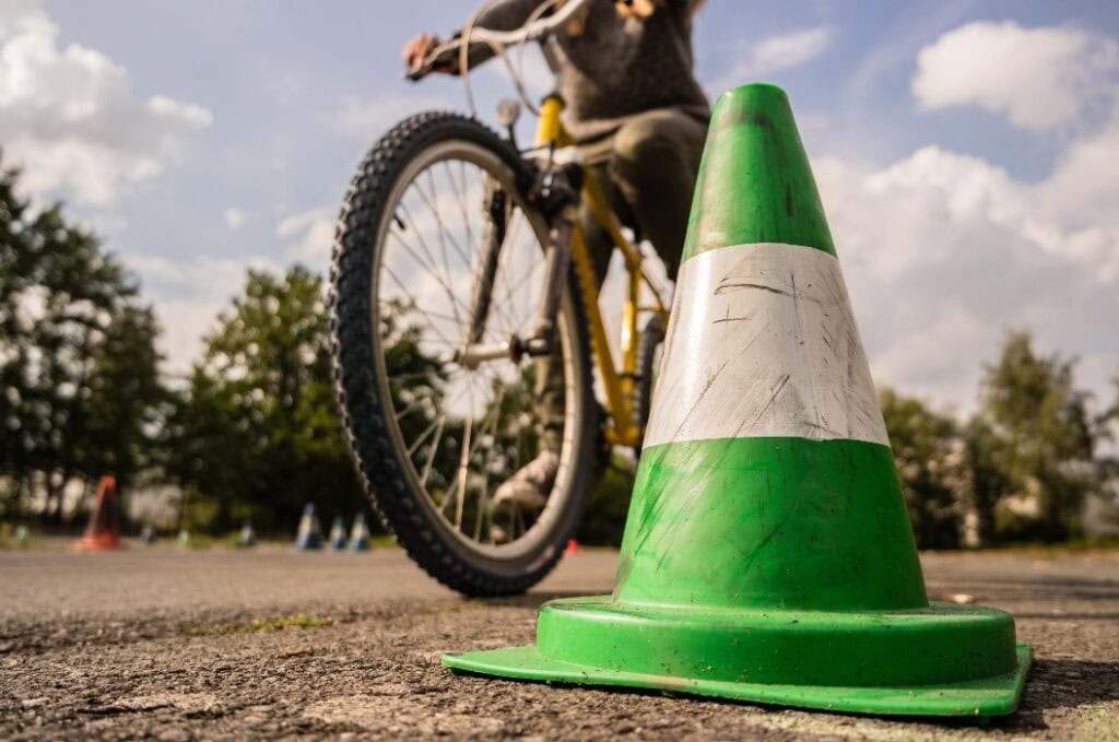 Fahrsicherheitstraining mit einem E-Bike